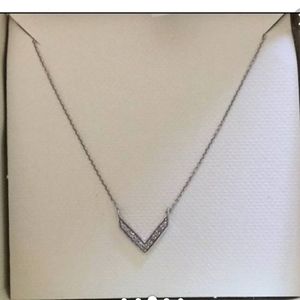 Covet white gold necklace stella and dot